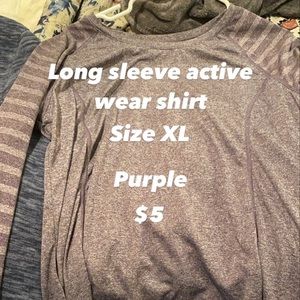 Long sleeve shirt